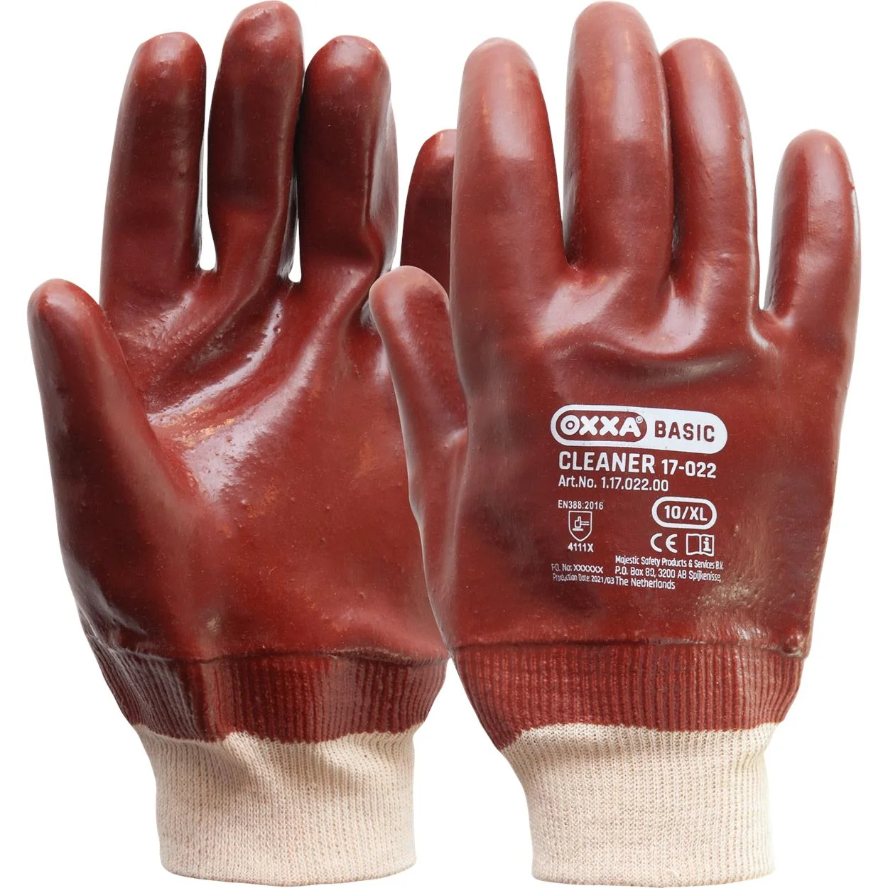 OXXA Cleaner 17-022 handschoen Rood