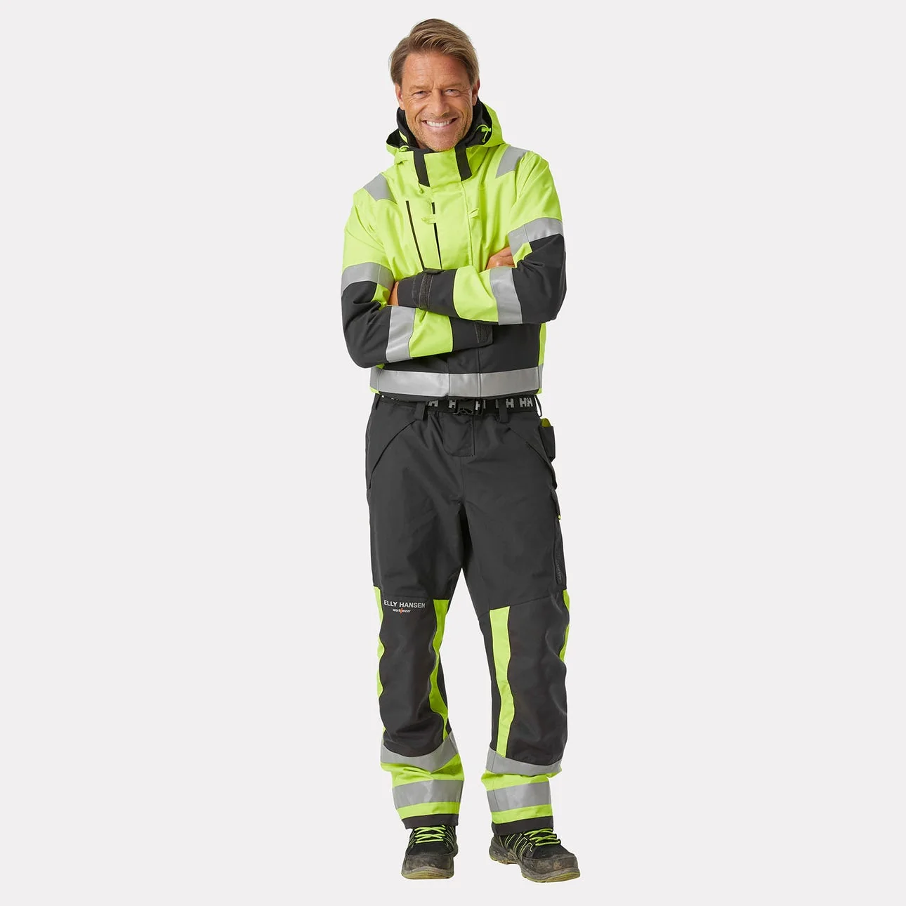Helly Hansen Alna 2.0 reflecterende shelloverall 71695 Geel/Ebony