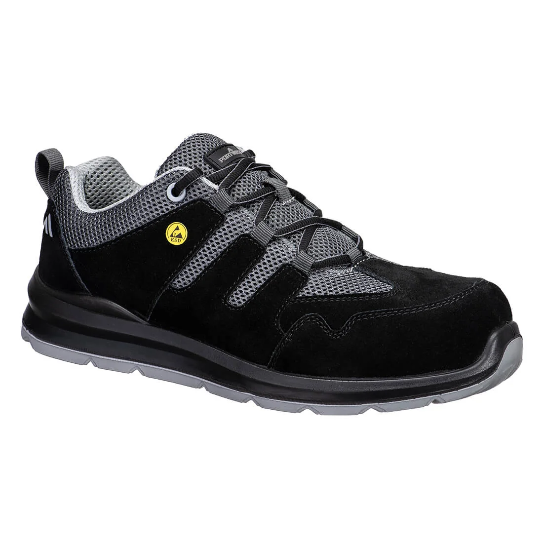 PORTWEST FE07 Composiet Sandaal S1 ESD SR FO Zwart/grijs