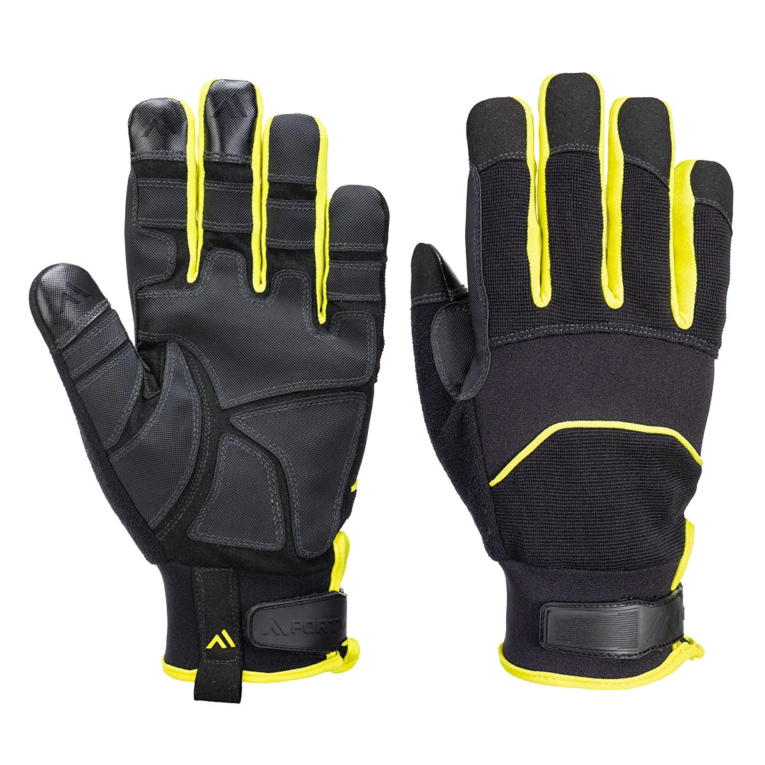 PORTWEST A792 Naaldbestendige Handschoen Zwart/Geel