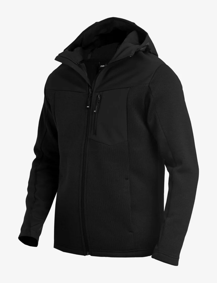 FHB MAXIMILIAN 79900 softshell jas Zwart