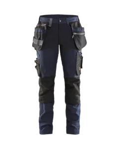 71151343 Dames werkbroek met stretch en gereedschapszakken aanzicht 1