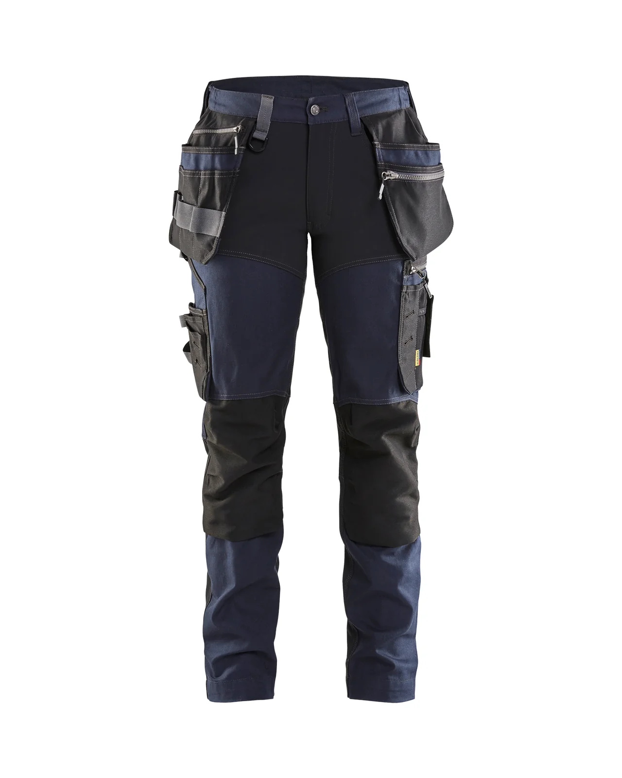 Blåkläder 71151343 Dames werkbroek met stretch en gereedschapszakken Donker marineblauw / Zwart