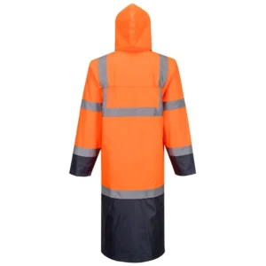 H446 Hi-Vis Contrast Regenjas 122cm aanzicht 2