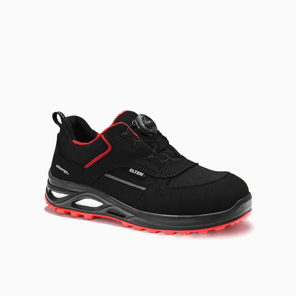 ELTEN veiligheidsschoen laag voor dames HANNAH XXTL BOA® black-red Low ESD Zwart/Rood
