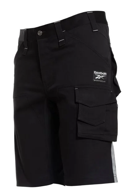 Reebok Workwear korte werkbroek Zwart