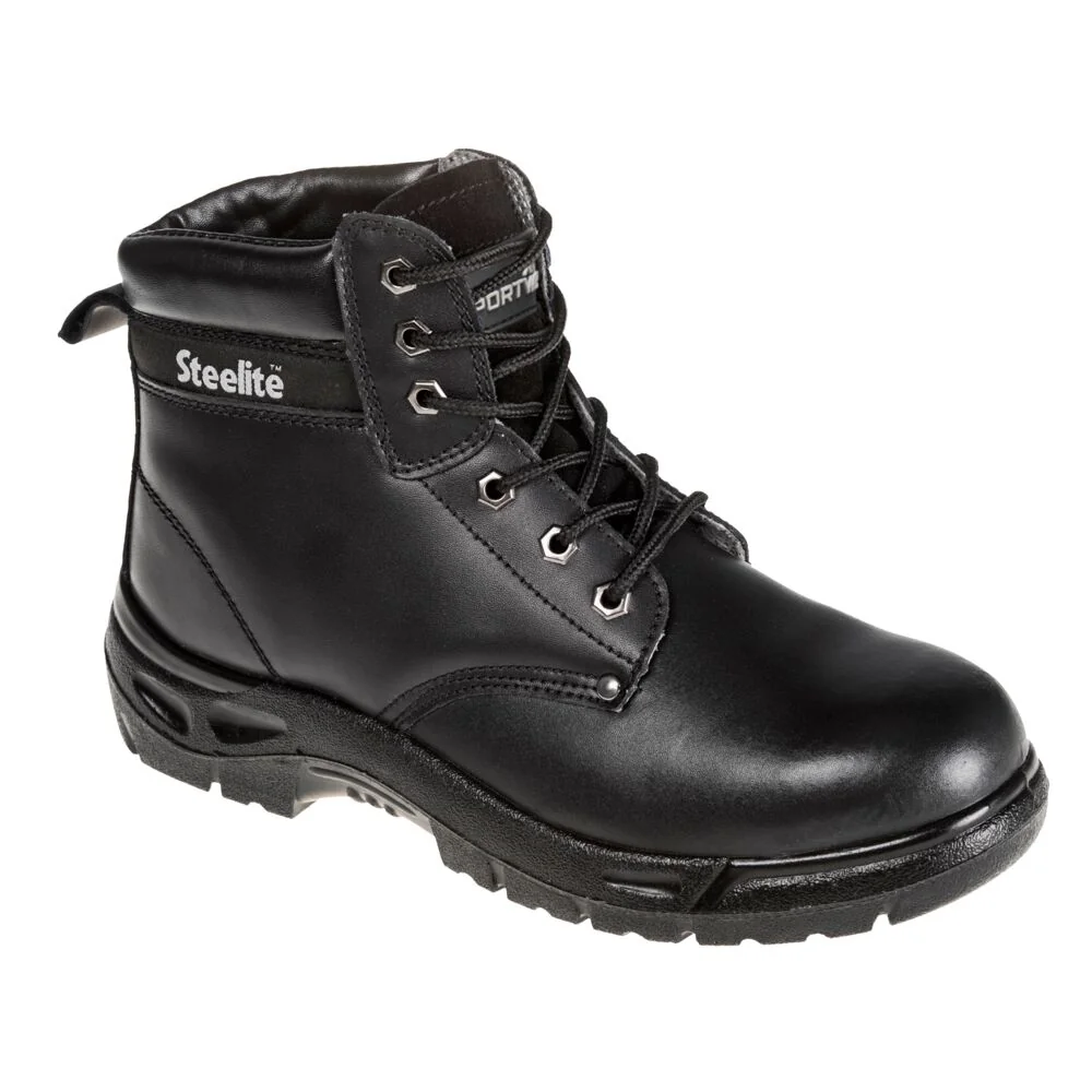 PORTWEST FW03 Steelite schoen hoog S3 Zwart