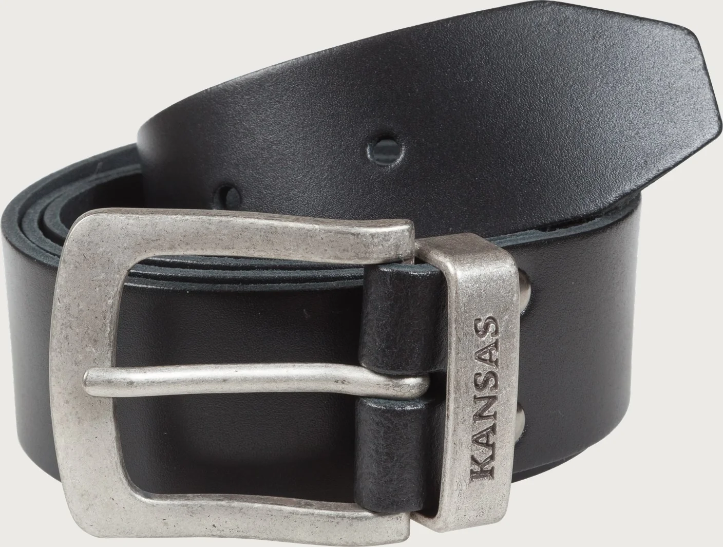 Leren riem 9371 LTHR Zwart