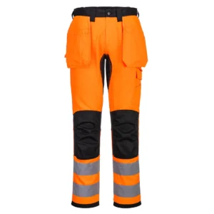 CD889 WX2 Eco Hi-Vis broek met Holsterzakken aanzicht 1