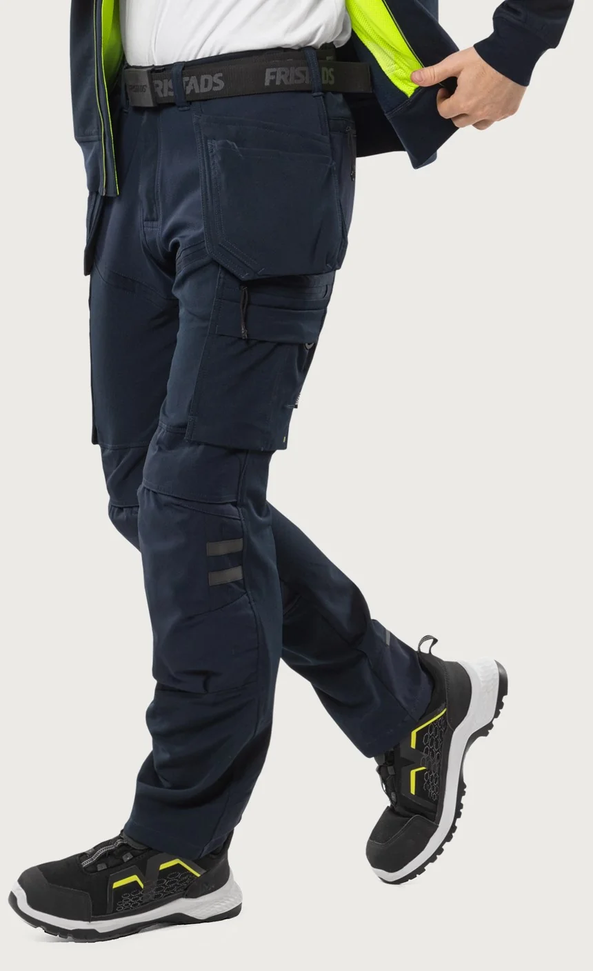 Fristads Werkbroek stretch 2596 GLWS Donker marineblauw