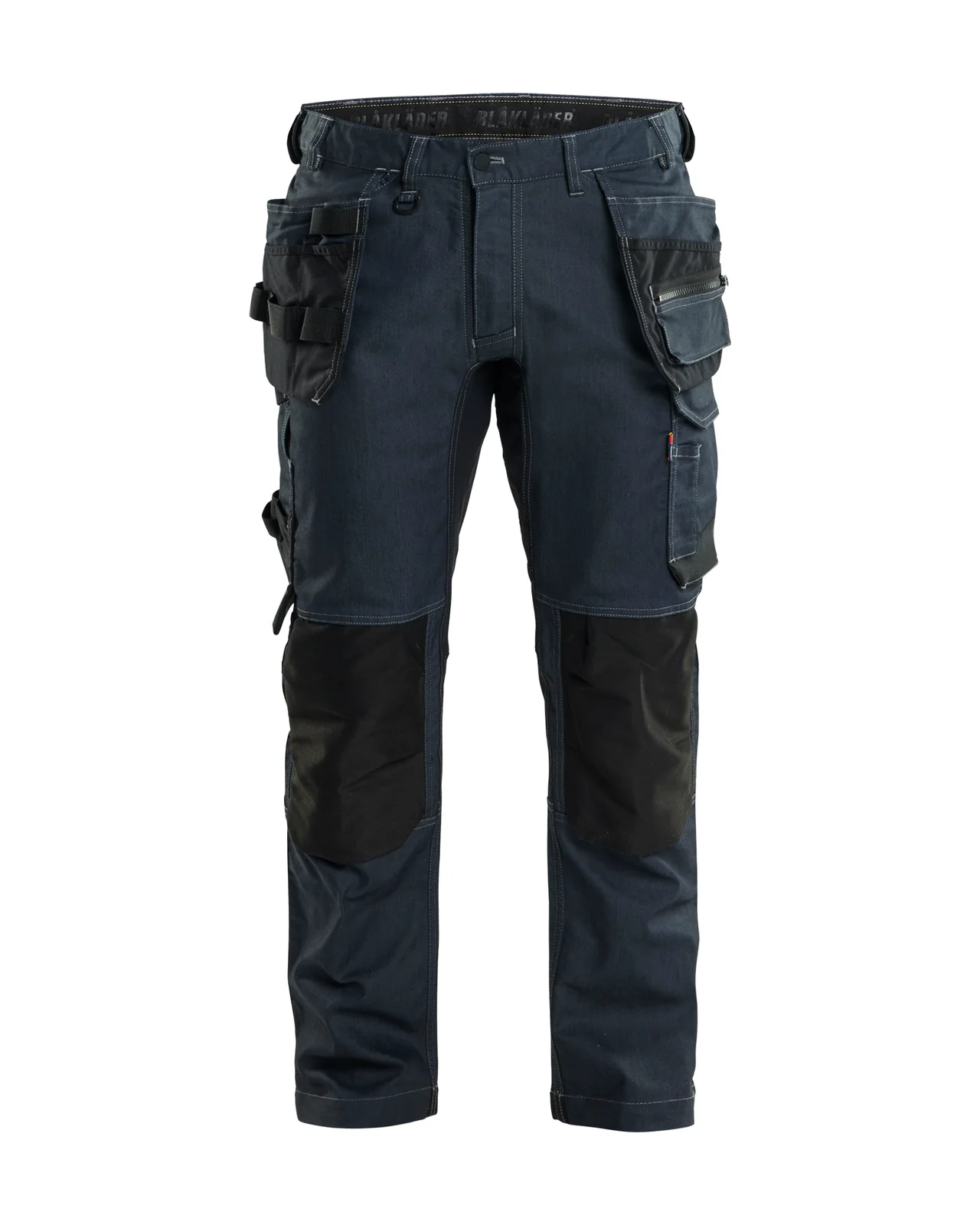 Blåkläder 17501141 Werkbroek denim stretch met gereedschapszakken Marineblauw / Zwart