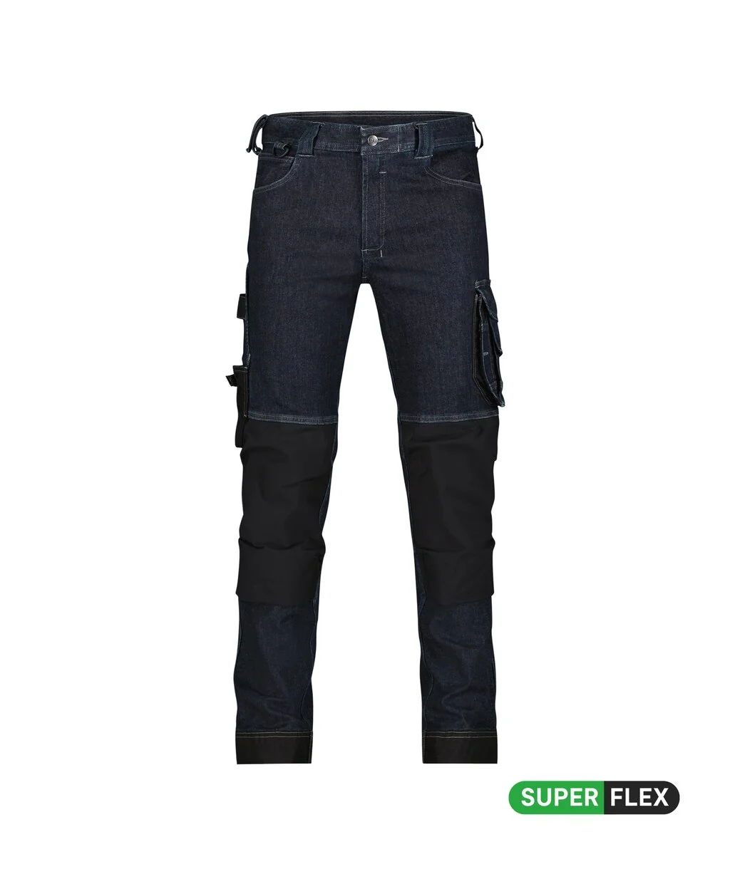 DASSY 201084 Jeansblauw/Zwart aanzicht 1