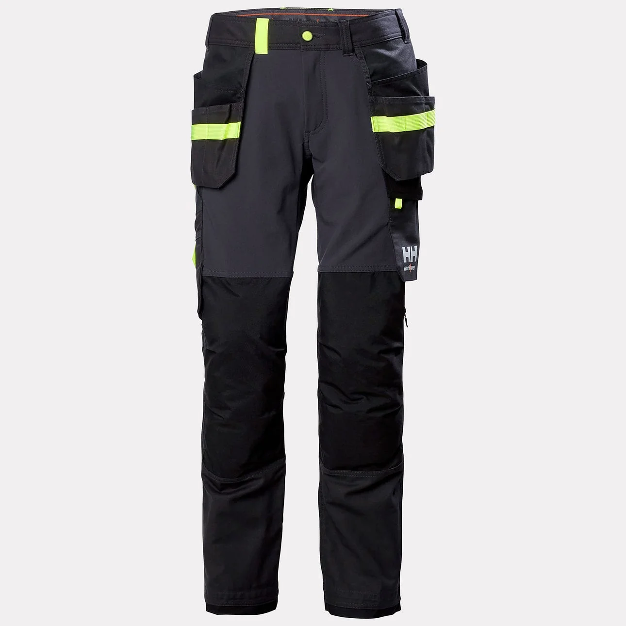 Helly Hansen Oxford 4X construction werkbroek 77405 Donkergrijs/Zwart