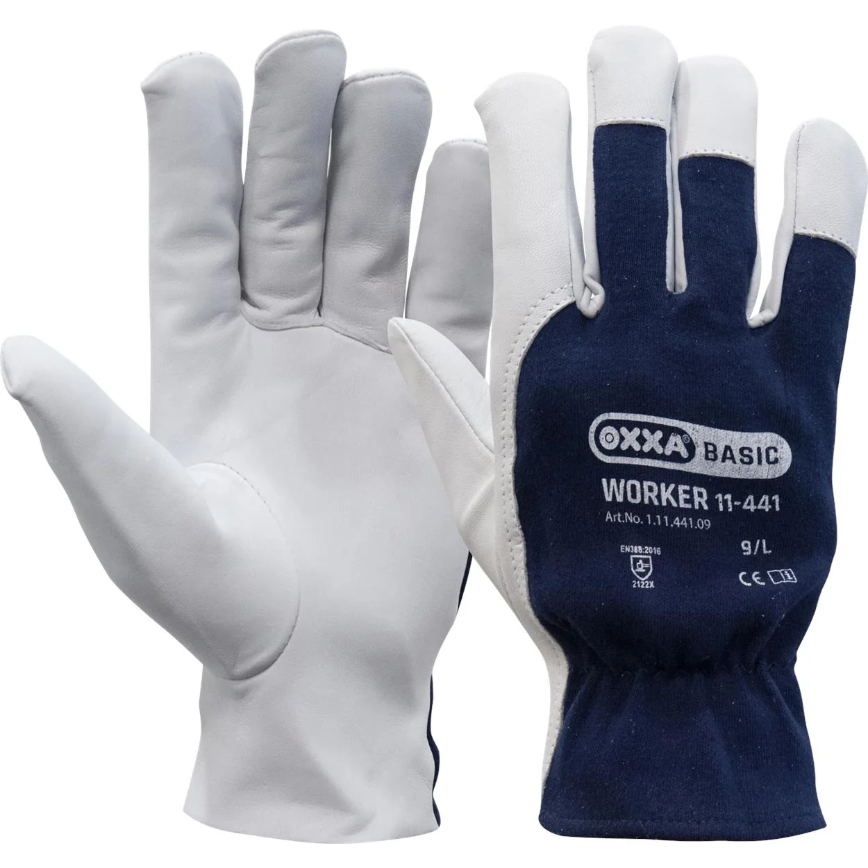 OXXA Worker 11-441 handschoen Wit / Blauw