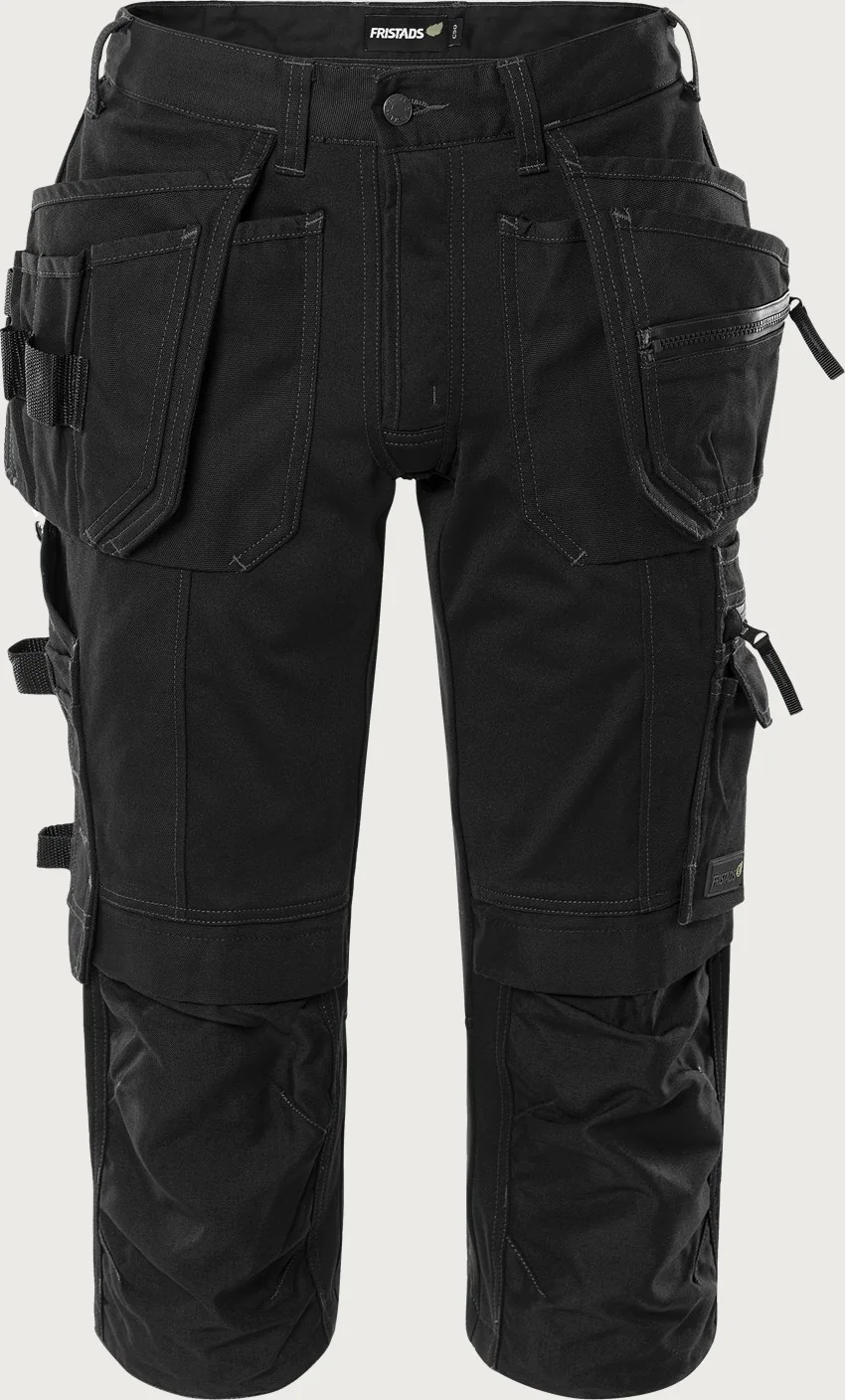 Fristads 3/4 werkbroek stretch 2531 GCYD Zwart