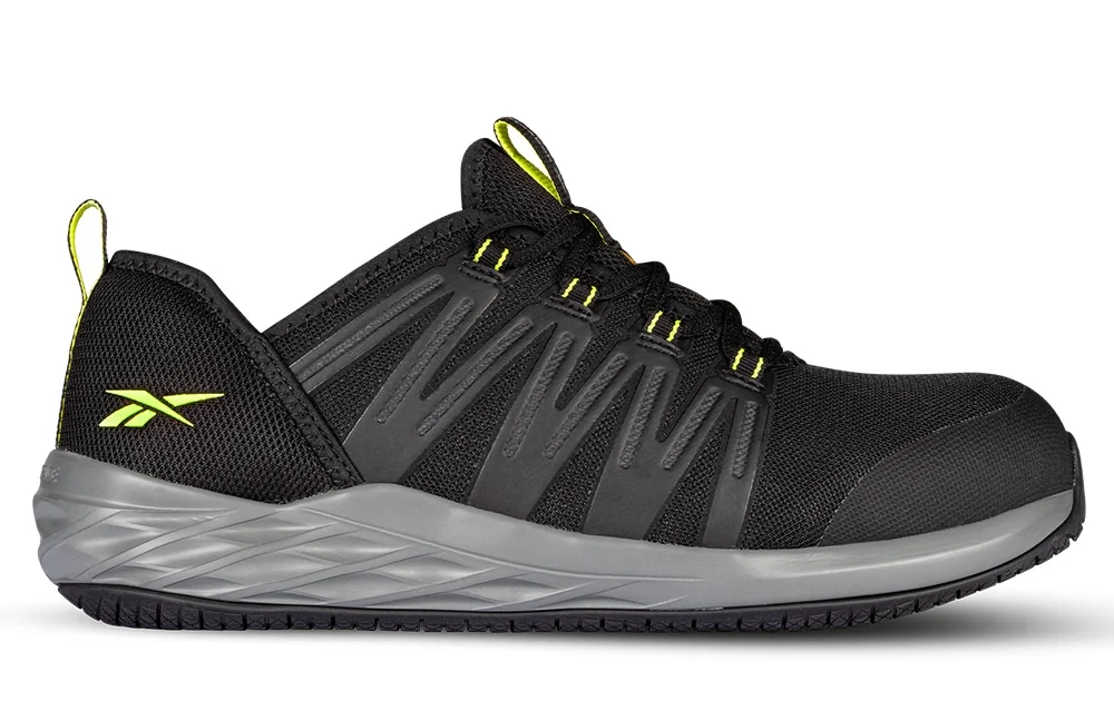 Reebok Astroride IB2221 lage veiligheidsschoen Zwart/groen