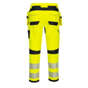FR407 PW3 Vlamvertragende Modaflame Hi-Vis broek met holsterzakken aanzicht 2