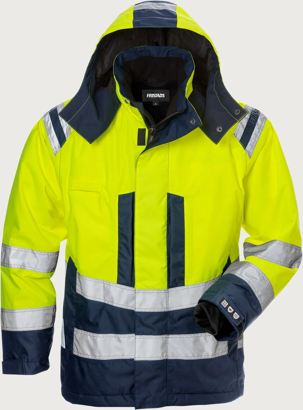 Fristads High vis Airtech® winterjack dames klasse 3 4037 GTT Hi-Vis geel/marineblauw