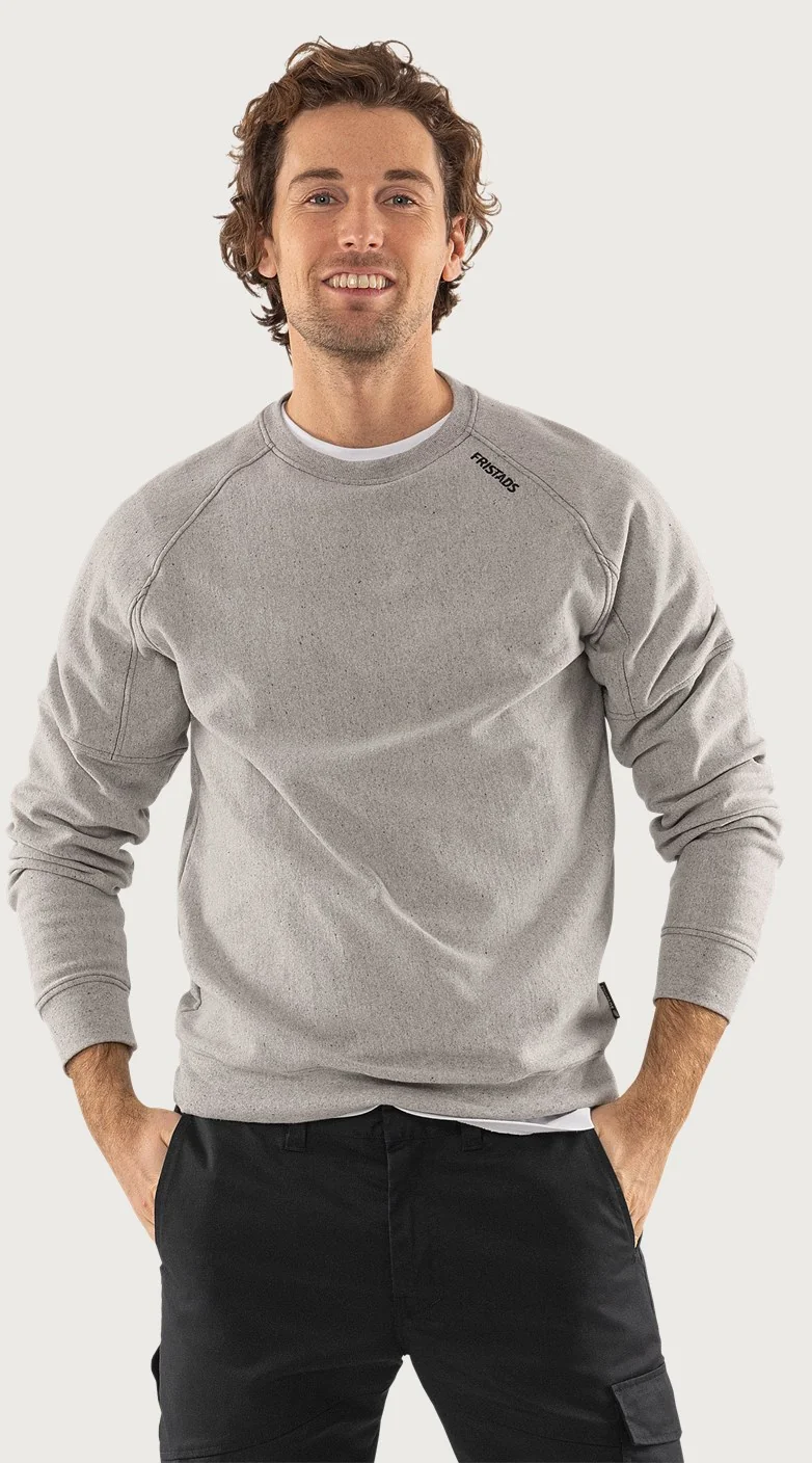 Fristads Sweater Close the loop 7850 CLS Lichtgrijs