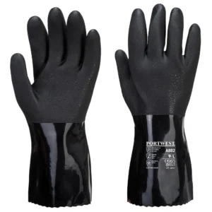 A882 Chemiebestendige en ESD veilige PVC handschoen aanzicht 1