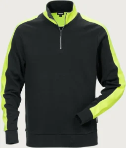 Sweatshirt met korte rits 7449 RTS aanzicht 1