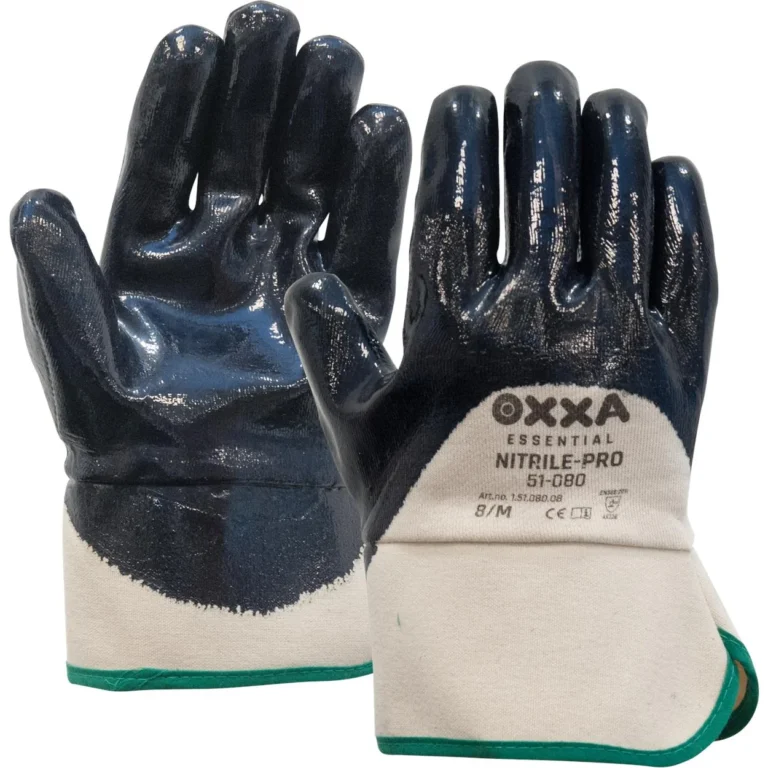 OXXA Nitrile-Pro 51-080 handschoen Blauw / Wit