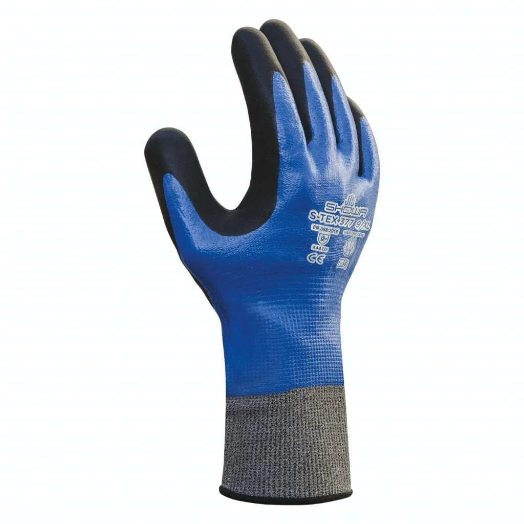 SHOWA S-TEX 377 blauw/zwart