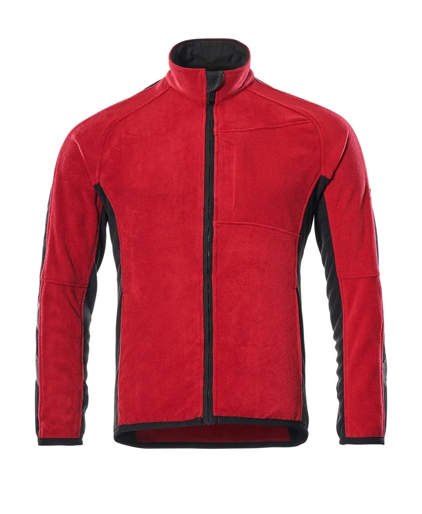 Mascot 16003-302 Hannover Fleece jas rood/zwart