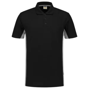202004 Poloshirt Bicolor aanzicht 2