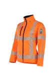 Anloo Women ECO dames high-vis softshell jas, stretch aanzicht 2