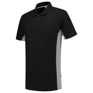 202004 Poloshirt Bicolor aanzicht 1