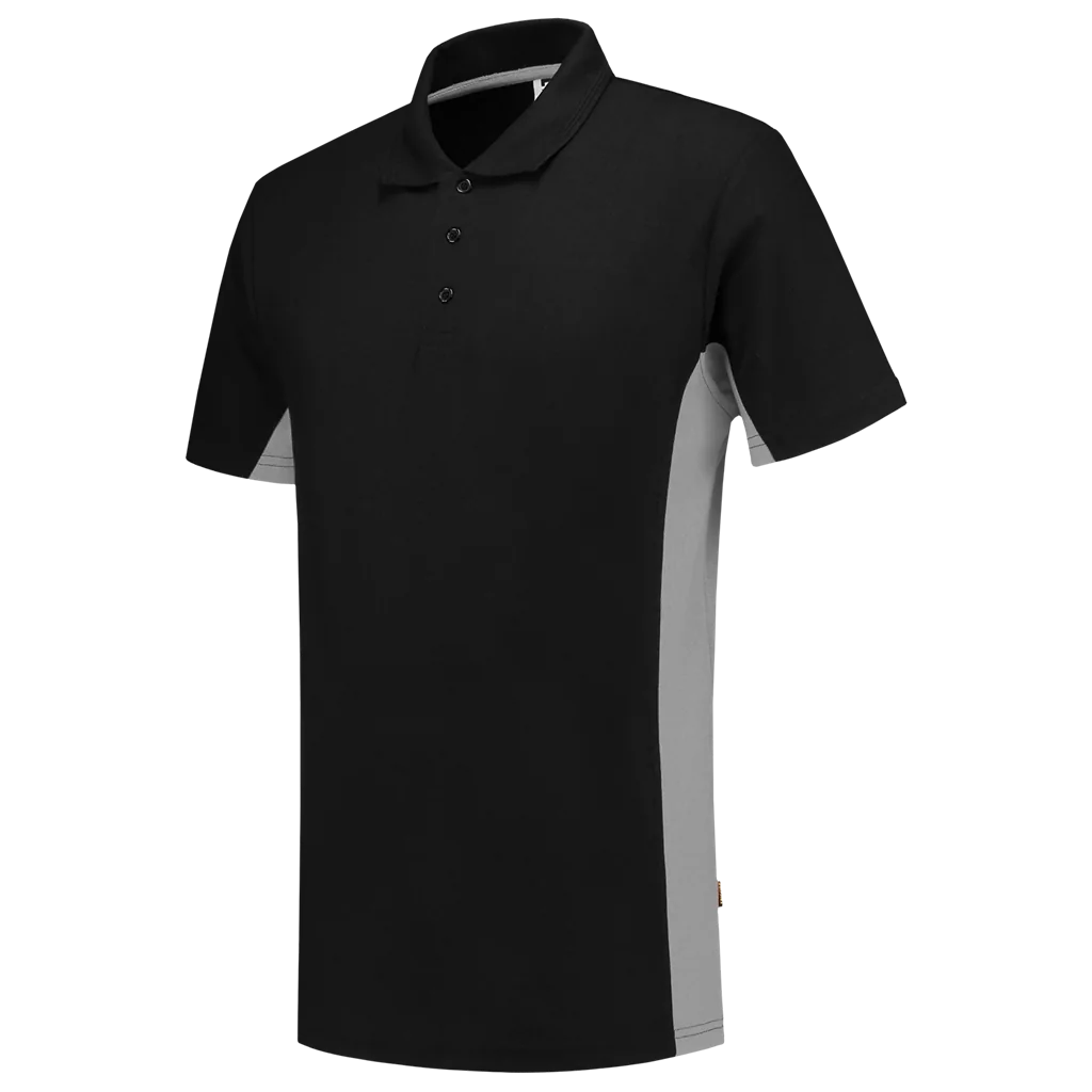 Tricorp 202004 Poloshirt Bicolor Zwart / Grijs