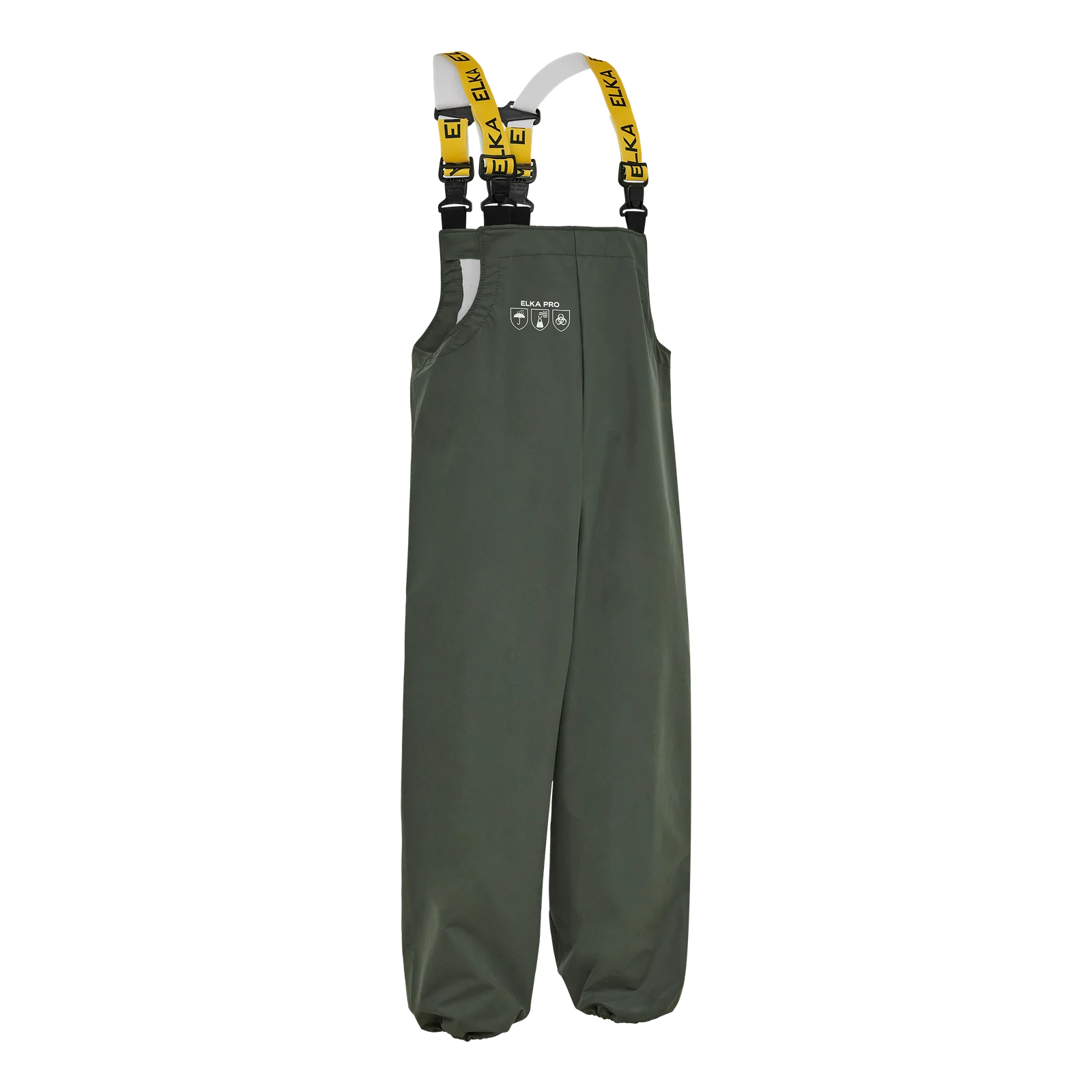 ELKA Rainwear 079900E PRO bretelbroek Olijfgroen