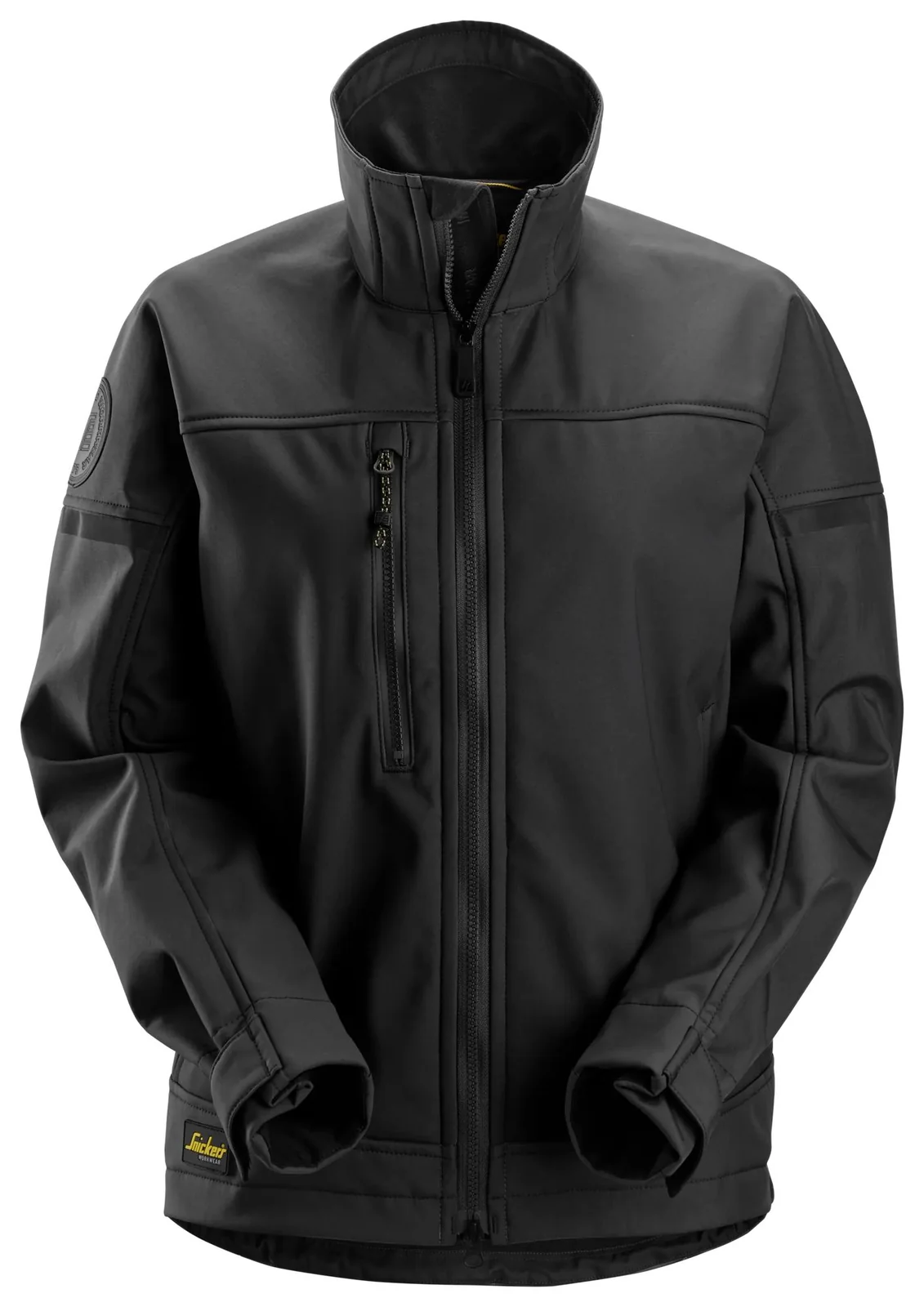 1276 Softshell Stretch Dameswerkjas Zwart/Zwart