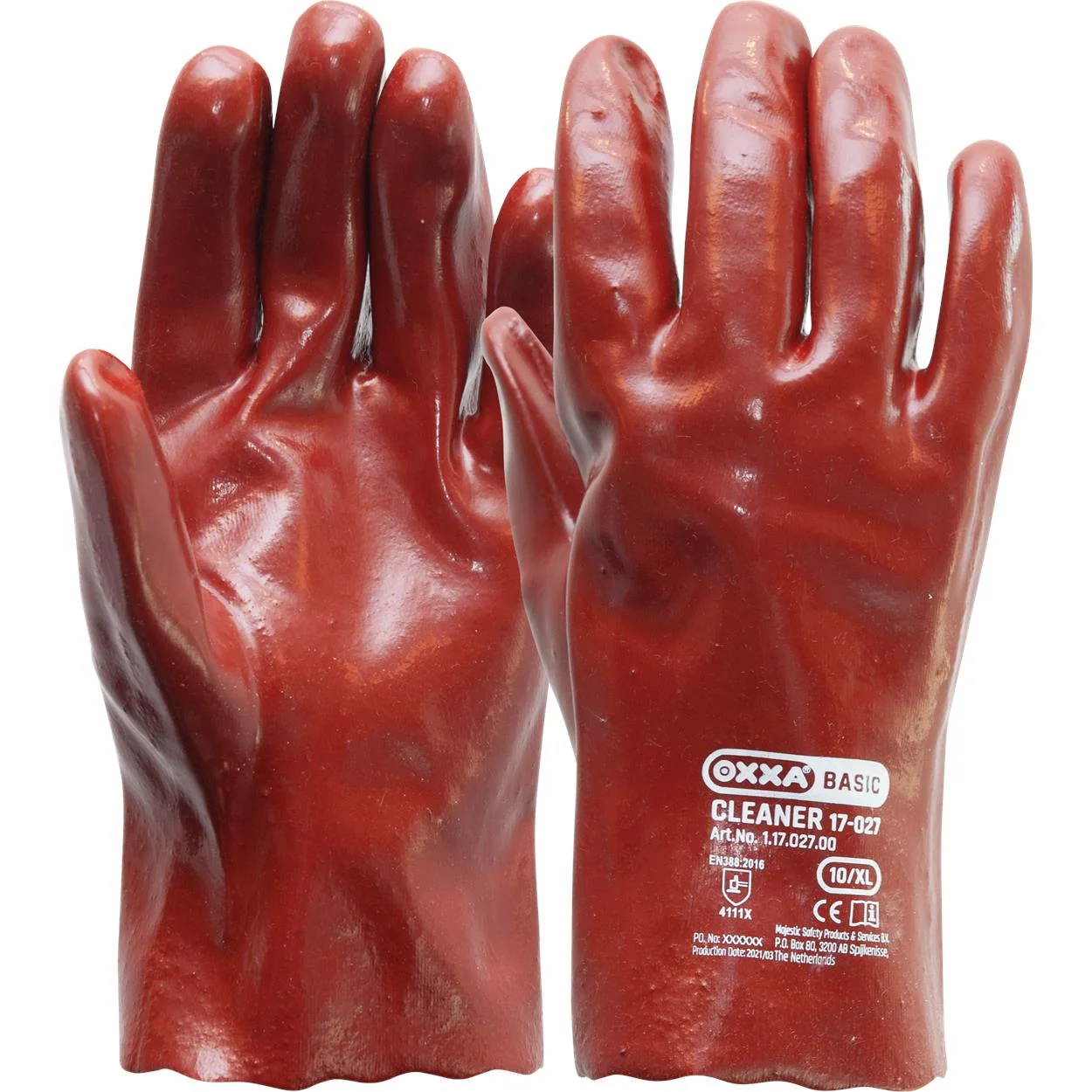 OXXA Cleaner 17-027 handschoen Rood