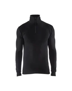 48911705 Onderhemd met halve rits WARM wol aanzicht 1