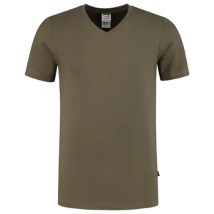 101005 T-shirt V Hals Fitted aanzicht 2