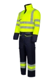 Carret Vlamvertragende, antistatische winter overall, high-vis aanzicht 2