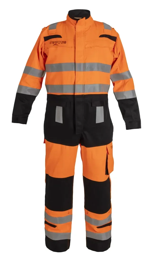 Hydrowear Multinorm Overal Magnor Fluor Oranje - Zwart