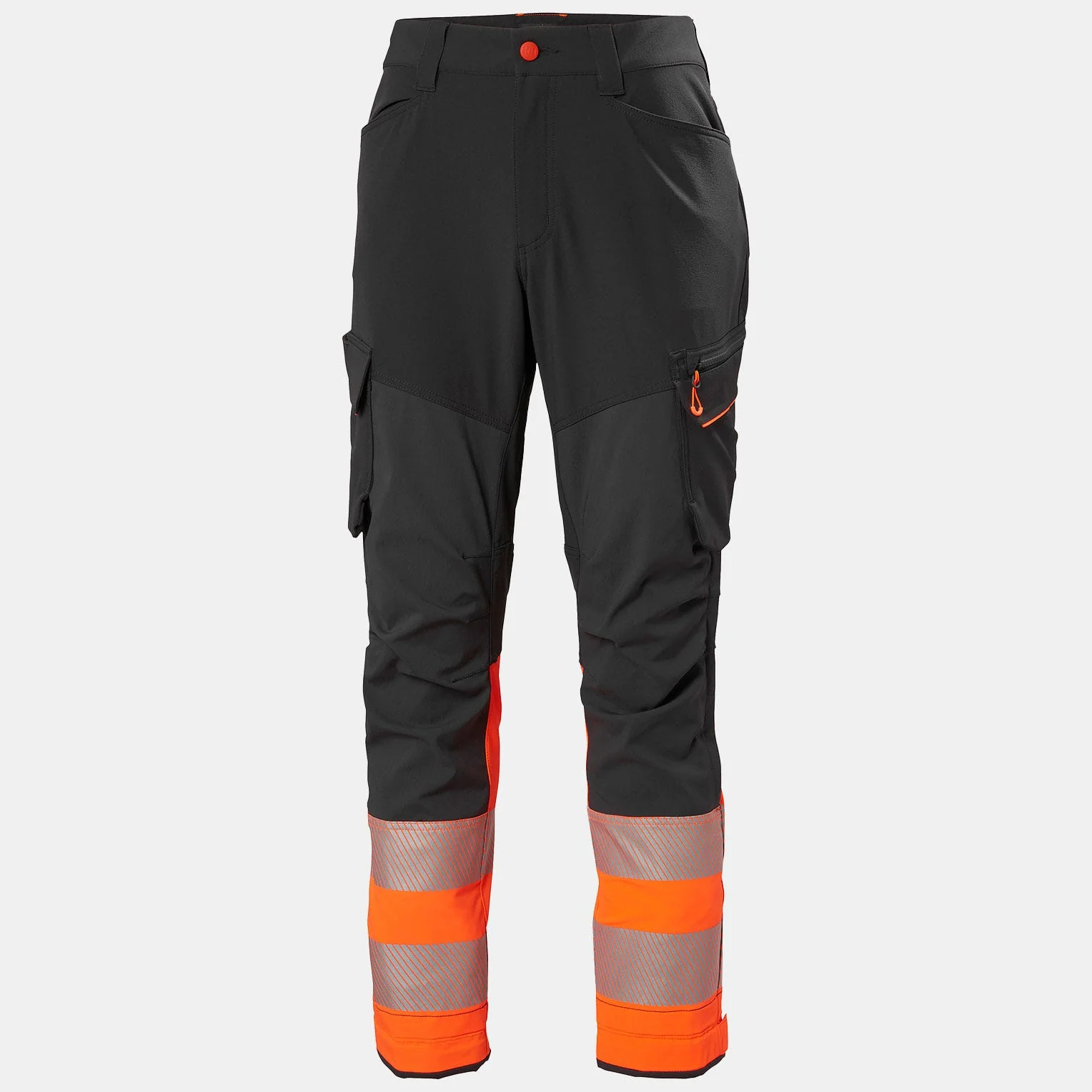 Helly Hansen ICU BRZ reflecterende cargobroek 77501 Oranje/Zwart