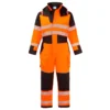 FR516 PW3 Modaflame Regen + Hi-Vis Multi-Norm Vlamvertragende Winteroverall aanzicht 1
