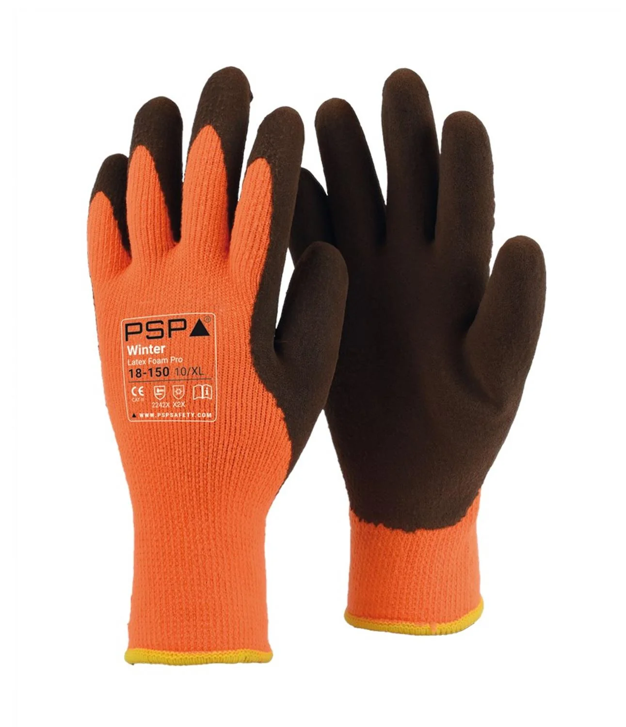 18-150 Winterhandschoen Oranje/Zwart