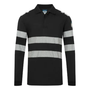 FR733 PW3 Modaflame Vlamvertragend Poloshirt met lange mouw aanzicht 1