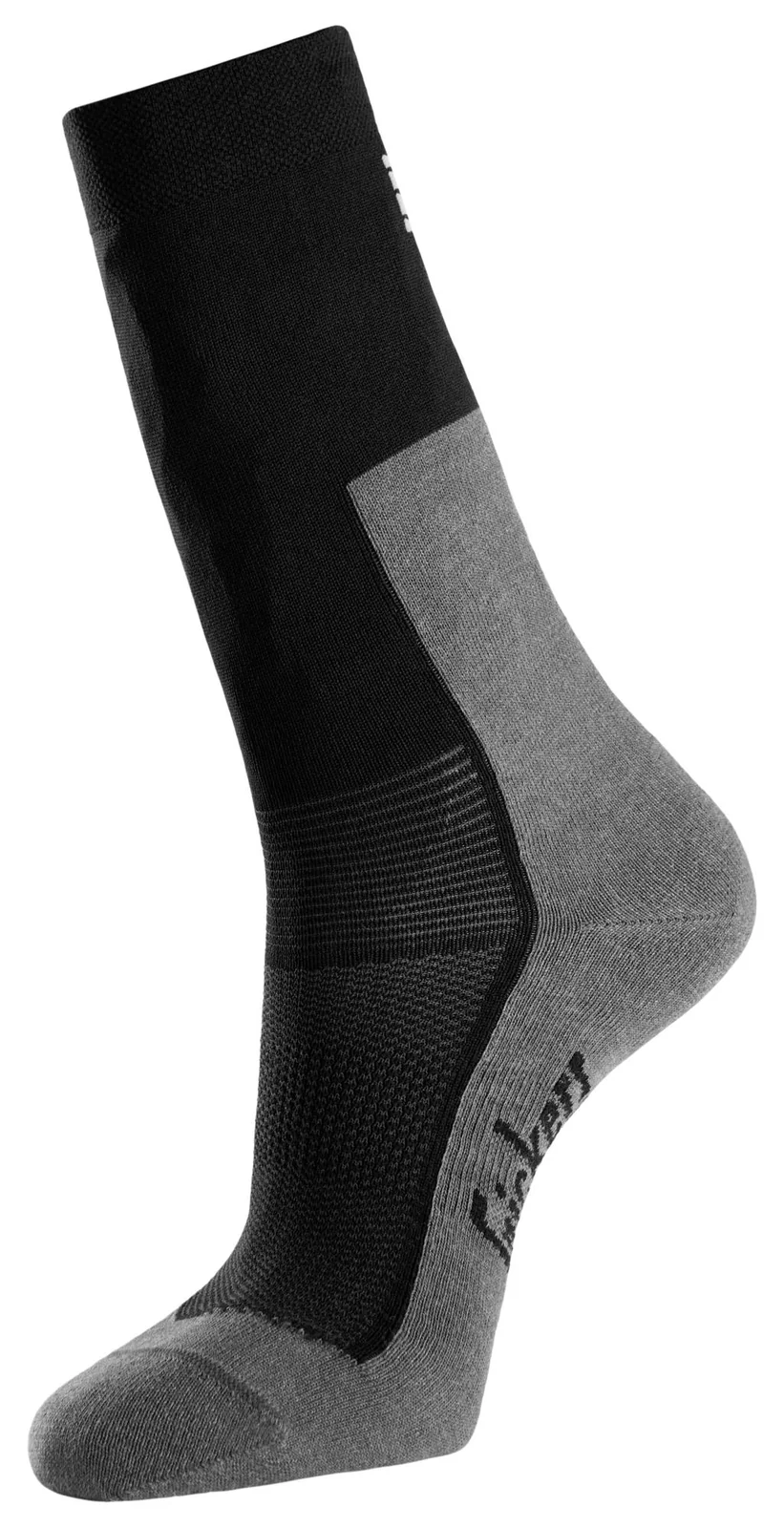 Snickers Workwear 9220 Grijs gemêleerd/Zwart aanzicht 1