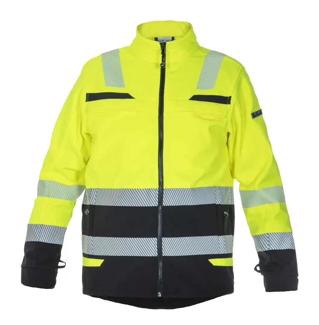 Hydrowear Softshell Telford Fluor Geel - Zwart