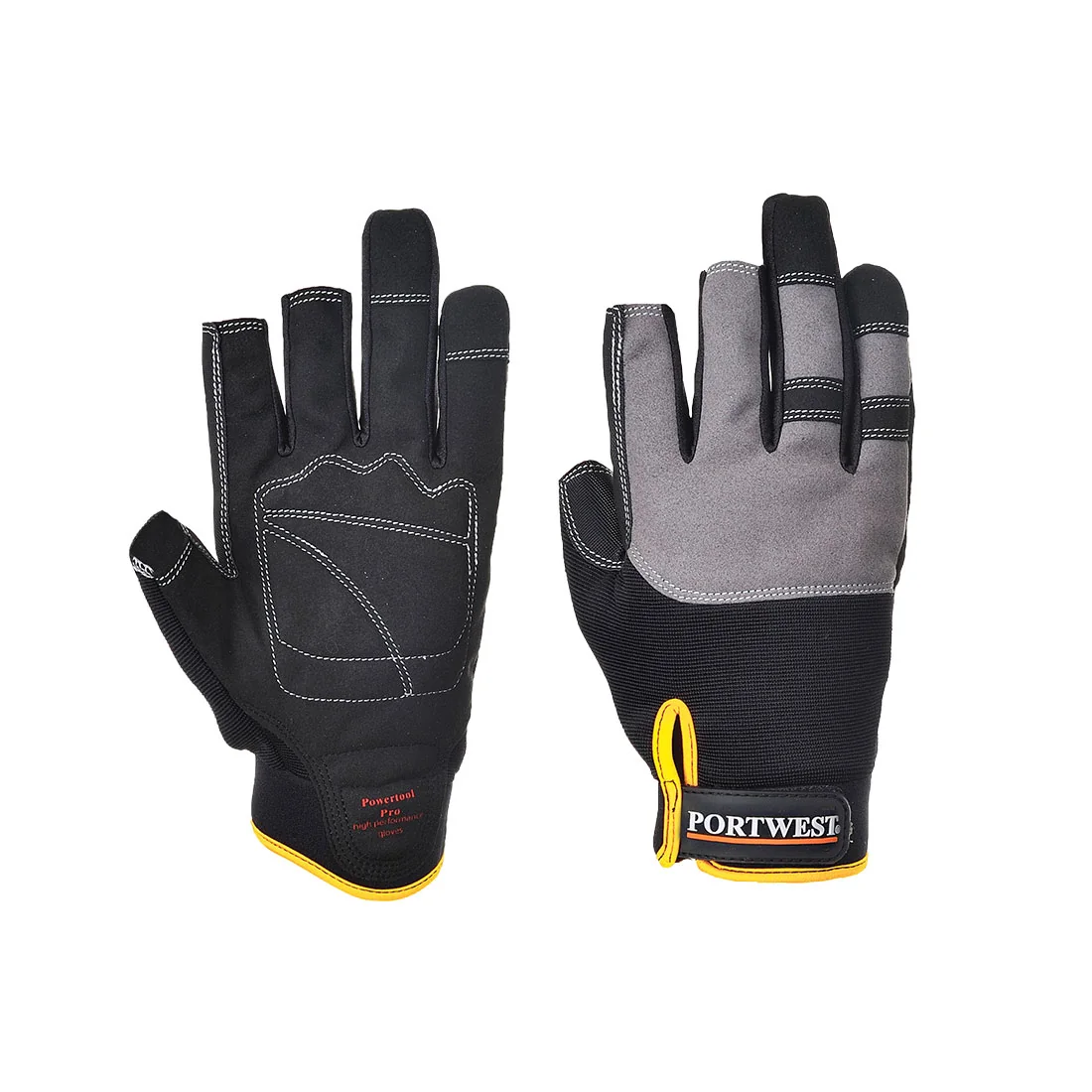 PORTWEST A740 Powertool Pro - Hoogwaardige Handschoen Zwart