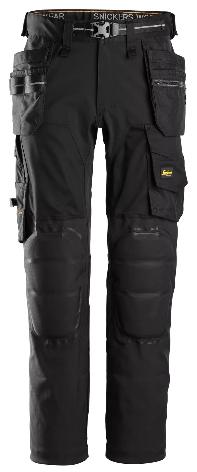 Snickers Workwear 6590 Zwart/Zwart aanzicht 1