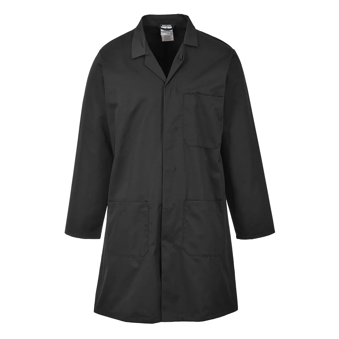 PORTWEST 2852 Standaard Stof- of labojas Zwart