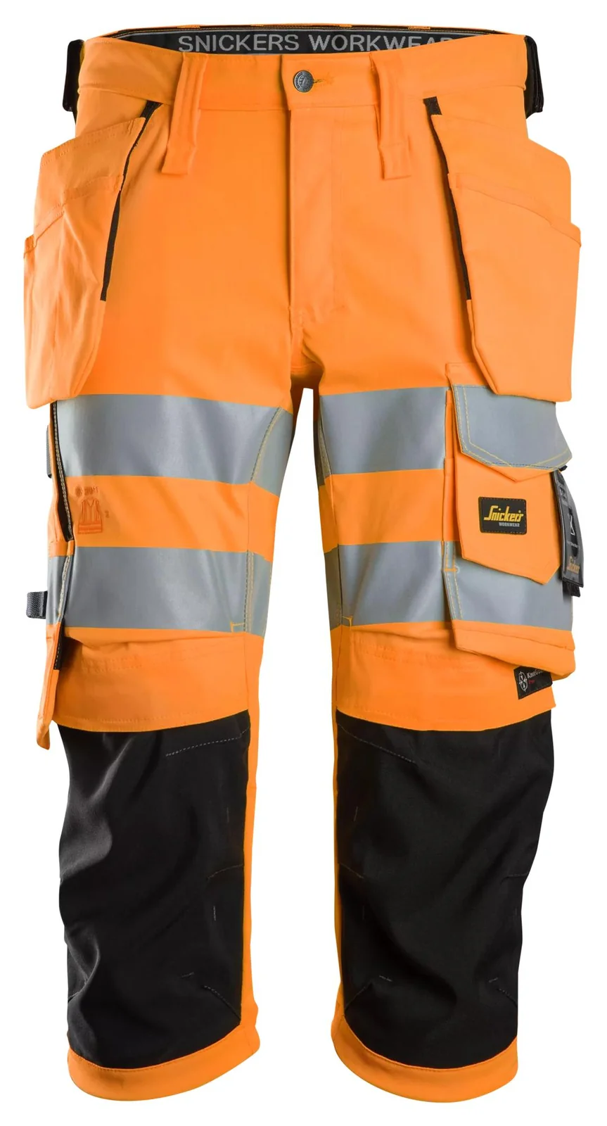 Snickers Workwear 6138 Oranje/Zwart aanzicht 1