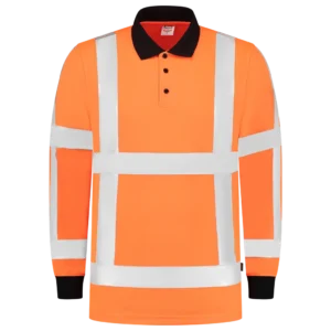203005 Poloshirt RWS Birdseye Lange Mouw aanzicht 2
